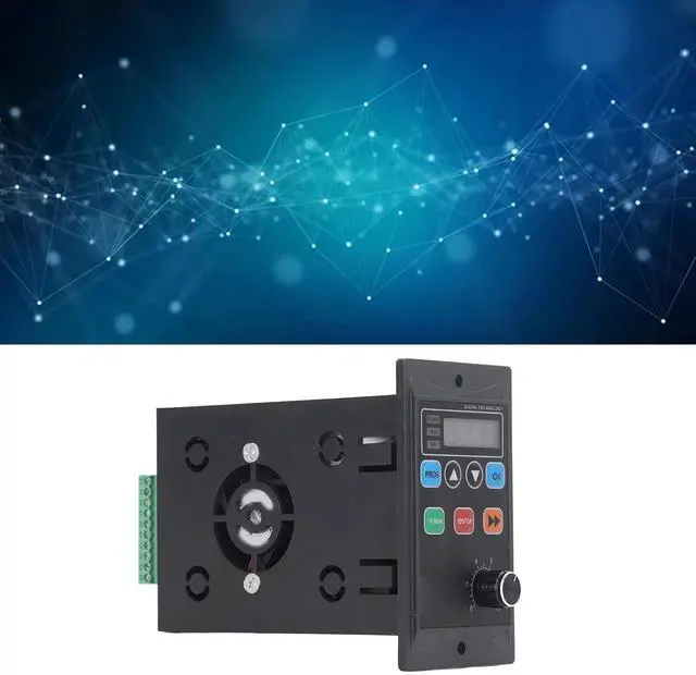 Alt view image 3 of 7 - UX-52-100-1.1kW VFD, 1.1kW Variable Frequency Drive, 176-264V Input 0-220V Output, 0.-400Hz Mini Motor Inverter for Pumps Fans CNC