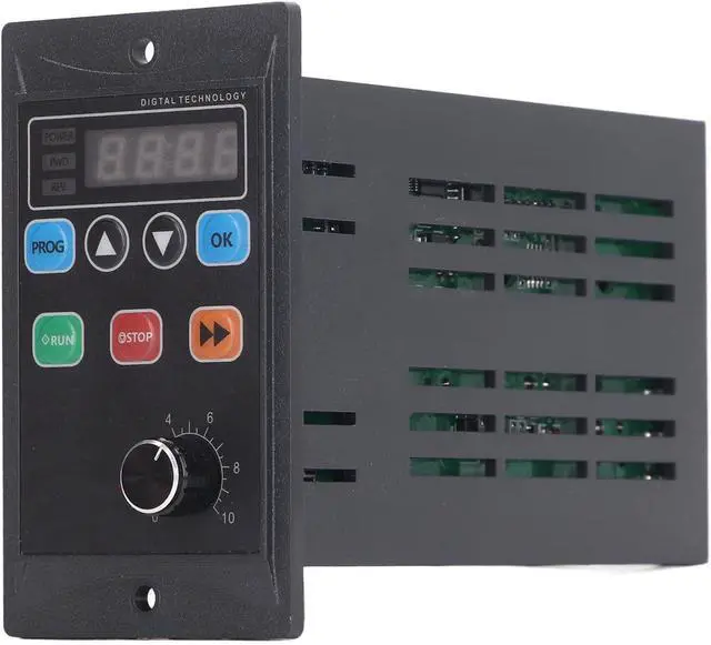Alt view image 6 of 7 - UX-52-100-1.1kW VFD, 1.1kW Variable Frequency Drive, 176-264V Input 0-220V Output, 0.-400Hz Mini Motor Inverter for Pumps Fans CNC