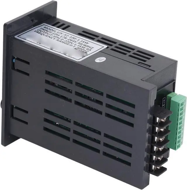 Alt view image 7 of 7 - UX-52-100-1.1kW VFD, 1.1kW Variable Frequency Drive, 176-264V Input 0-220V Output, 0.-400Hz Mini Motor Inverter for Pumps Fans CNC
