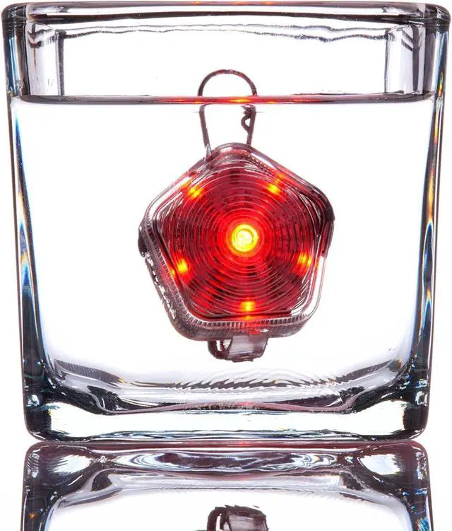Alt view image 6 of 7 - , Beacon Safety Light for Dogs, Rechargeable, Clear Lake | Durable & Waterproof, High Performance Safety Light Visible in Low-Light Conditions or Inclement Weather, 3 LED Color Options