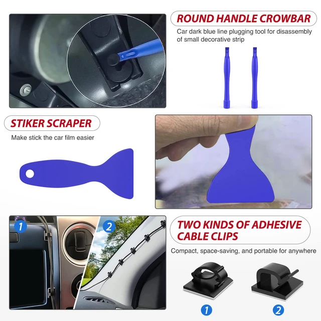 Alt view image 6 of 7 - 200Pcs Trim Removal Tool, Auto Push Pin Bumper Retainer Clip Set