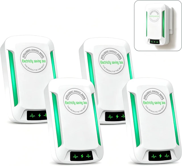 Main image of Stopwatt Household Current Regulator Device, Intelligent Circuit Protection Adapter, 90V-250V US Plug Wall Adapter for Home and Office Use (4 Pc)