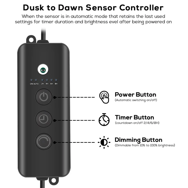 Alt view image 2 of 7 - Dusk to Dawn Sensor for SUNTHIN Warm White Landscape Lights