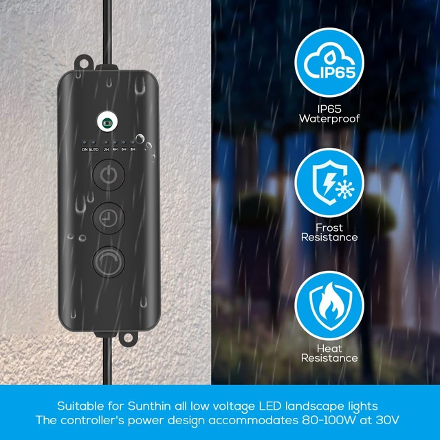 Alt view image 3 of 7 - Dusk to Dawn Sensor for SUNTHIN Warm White Landscape Lights
