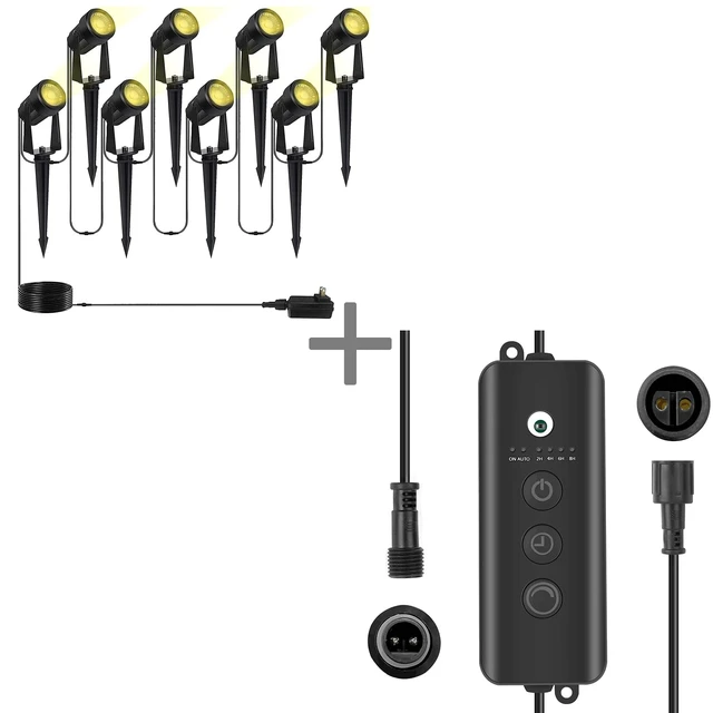 Alt view image 7 of 7 - Dusk to Dawn Sensor for SUNTHIN Warm White Landscape Lights
