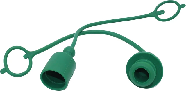Alt view image 5 of 7 - 1/2 8 Sets Agricultural JD Compact Tractor ISO 5675 (Pioneer Style) Hydraulic Male Dust Cap and Female Plug Cover Set 8 colors(Red, Blue, Yellow, Brown, Green, Grey, Black, Purple)