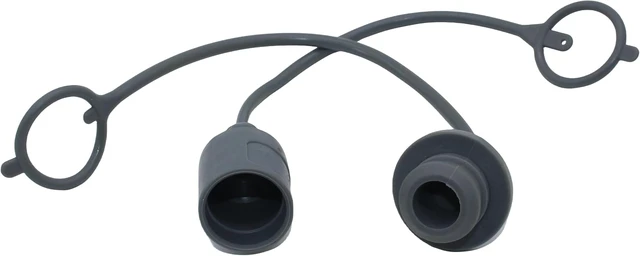 Alt view image 6 of 7 - 1/2 8 Sets Agricultural JD Compact Tractor ISO 5675 (Pioneer Style) Hydraulic Male Dust Cap and Female Plug Cover Set 8 colors(Red, Blue, Yellow, Brown, Green, Grey, Black, Purple)