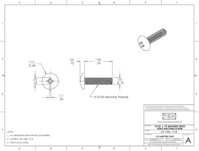 Alt view image 3 of 4 - Hardware 50 Pack Black Cage Nuts 10-32 - 3/4" Screws & Washers - for Rack Mount Server Audio Cabinets
