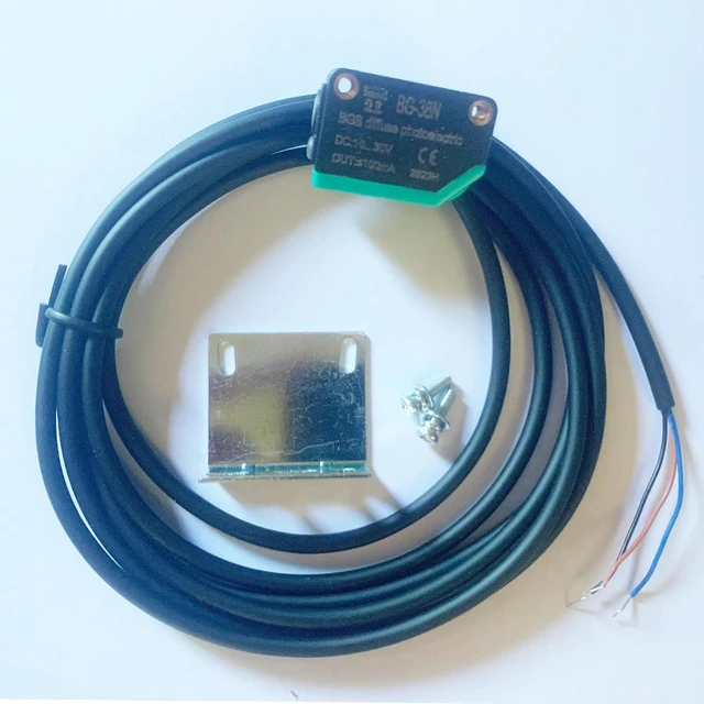 Alt view image 7 of 7 - BG-38N NPN Photoelectric Sensor 5-350mm Diffuse 10-30VDC