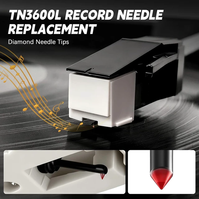 Alt view image 3 of 7 - 9-in-1 Vinyl Record Cleaning Kit,Turntable Cleaner Set with 2 TN3600L Replacement Stylus Needles,Velvet Brush,Anti-Static Record Brush,Nano Brush,Stylus Brush,Cleaning Cloth for LP Albums