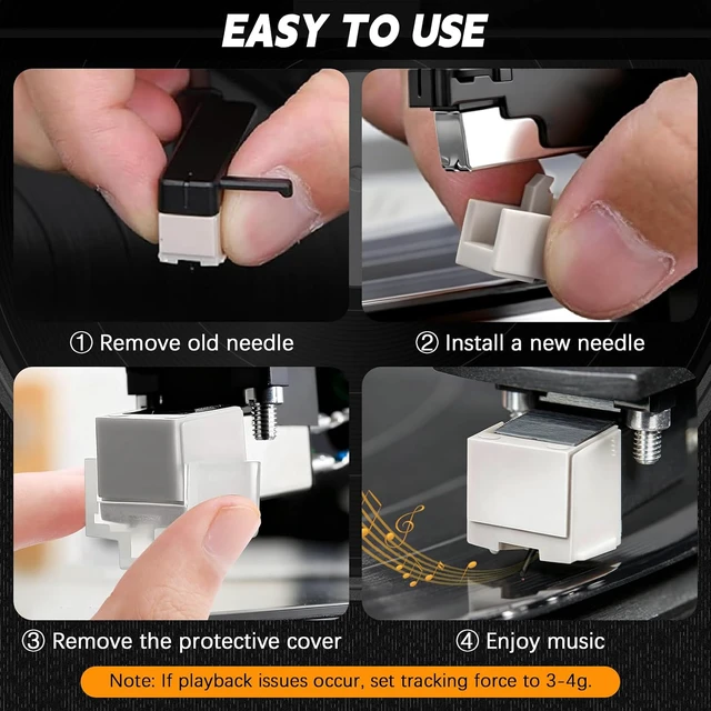 Alt view image 4 of 7 - 9-in-1 Vinyl Record Cleaning Kit,Turntable Cleaner Set with 2 TN3600L Replacement Stylus Needles,Velvet Brush,Anti-Static Record Brush,Nano Brush,Stylus Brush,Cleaning Cloth for LP Albums