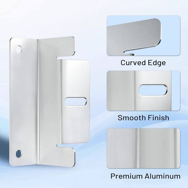 Alt view image 2 of 7 - 16PCS Solar Panel Mounting Brackets, Z Brackets, Lightweight Aluminum Alloy, Corrosion-Free Construction for RVs, Trailers, Vans, Yachts and Off-Grid Roof Installation