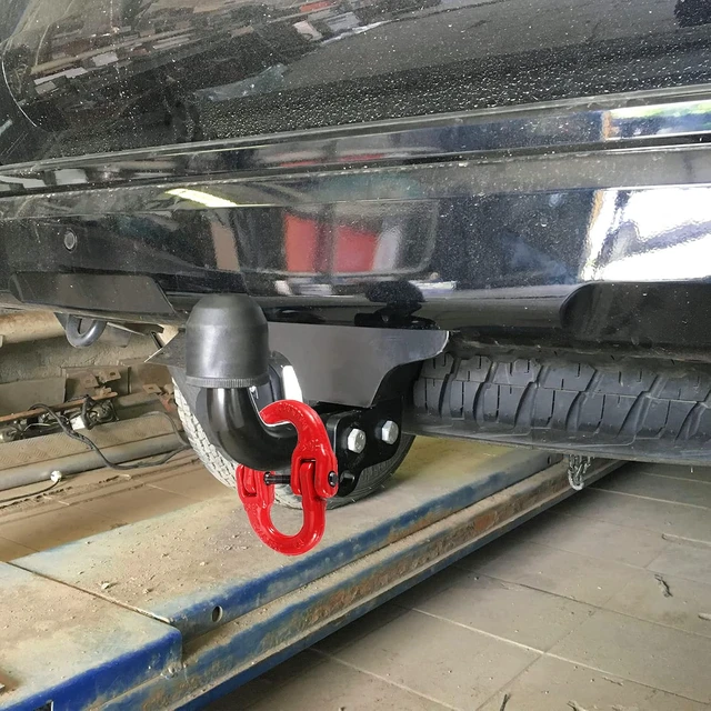 Alt view image 6 of 6 - 5 Pack 3/8 Inch Coupling Link, Grade 80 Alloy Steel Hammer Lock Chain Connector, Hammerlock Coupler, 7100 Lbs Working Load Limit, Red