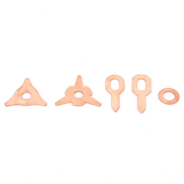 Alt view image 6 of 7 - 110pcs Dent Pulling Puller Rings,Triangle OT Round for Automotive Sheet Metal Welding Repair Tool Set, Triangular/New Triangular/Round Soldering/Ordinary/Thickened OT Piece