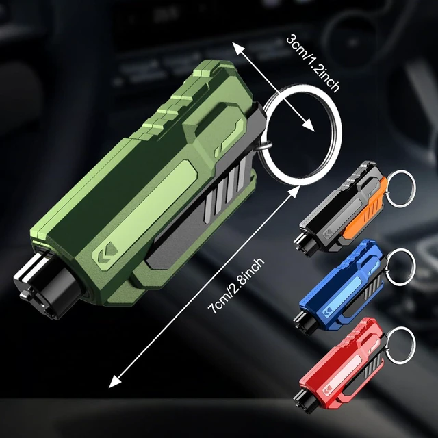 Alt view image 2 of 7 - 8PCS Car Window Breaker Seatbelt Cutter,Emergency Keychain Car Escape Tool