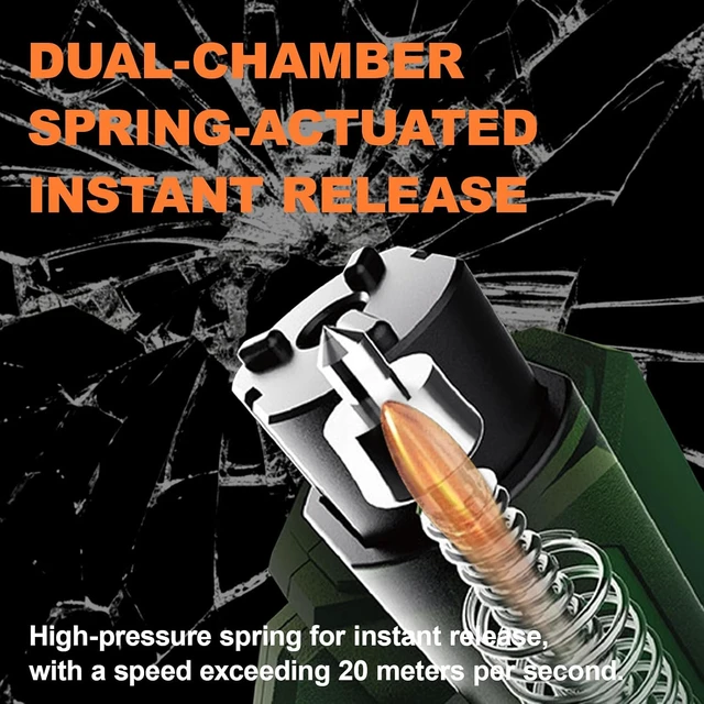 Alt view image 4 of 7 - 8PCS Car Window Breaker Seatbelt Cutter,Emergency Keychain Car Escape Tool