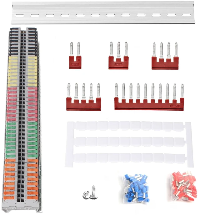 Main image of Terminal Block Kit, Rail Type Voltage Terminal, KV2.5B