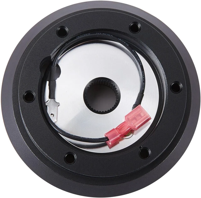 Alt view image 4 of 7 - 100H Aluminum 6-Hole Steering Wheel Short Hub Adapter