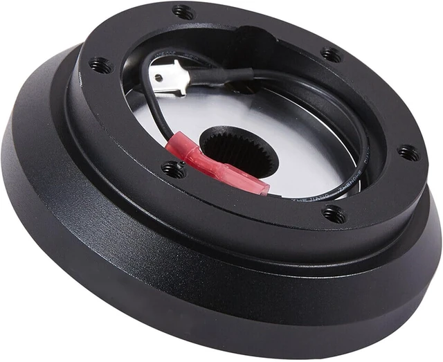 Alt view image 5 of 7 - 100H Aluminum 6-Hole Steering Wheel Short Hub Adapter