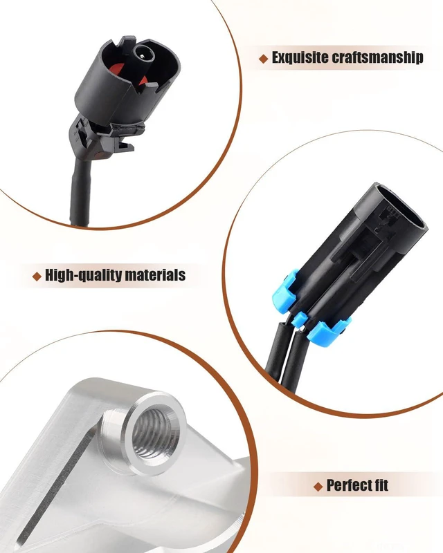 Alt view image 3 of 6 - Gen 3 Knock Sensor Relocation Bracket Kit Fit for Engine RPO LS1 LS6 LQ9 LM7 L59 LR4 L33, Aluminum Mount with 36 Inch Extension Harness M10 Thread