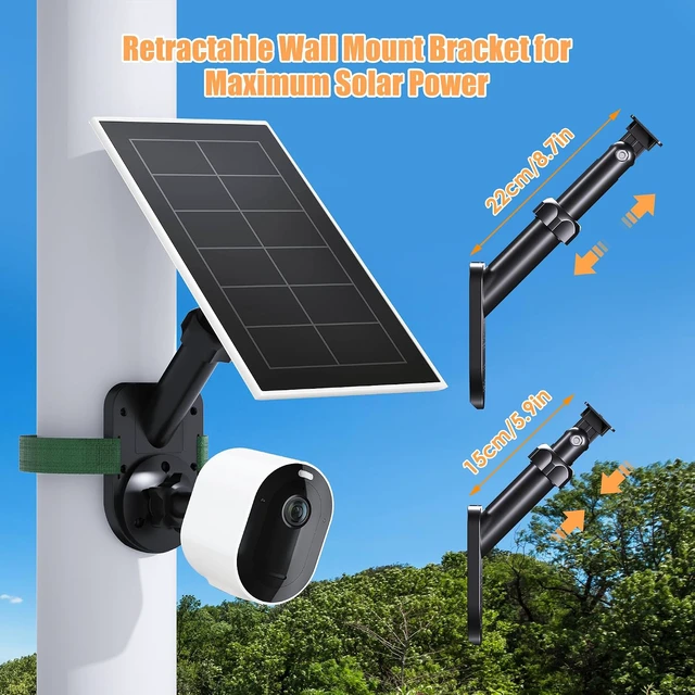 Alt view image 5 of 7 - 2 Pack Wall Mount for Cameras and Solar Panels,2-in-1 Mount for Ring,Blink