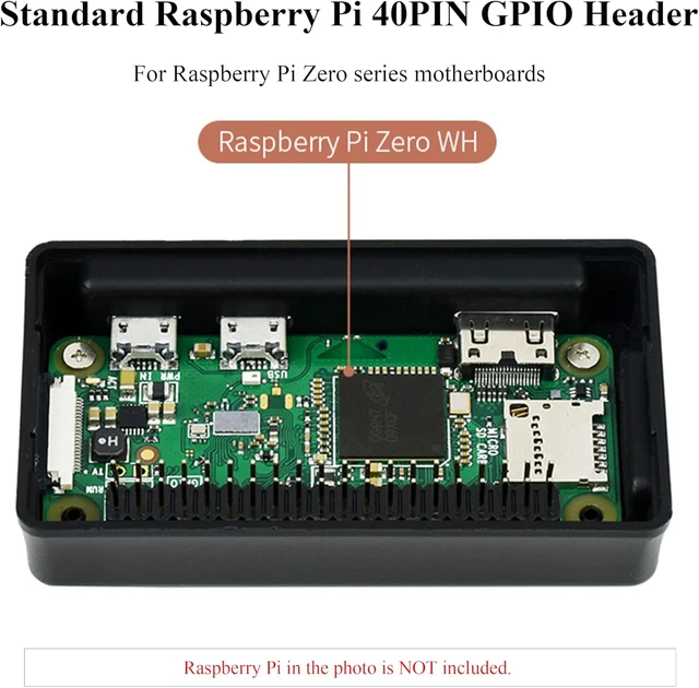 Alt view image 5 of 7 - 2.13inch Touch e-Paper Display with ABS Case for Raspberry Pi Zero 2 W/Raspberry Pi Zero/Pi Zero W/Pi Zero WH, 250x122 Pixels E-Ink, Paper-Like Effect Support Partial Refresh