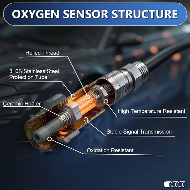 Alt view image 3 of 7 - 234-4407 234-4651 Downstream O2 Sensor Kit Direct Fit Oxygen Sensor Set for Buick, Chevrolet, Cadillac, GMC 2000-2008 V6 V8 (Includes 2x 234-4407)