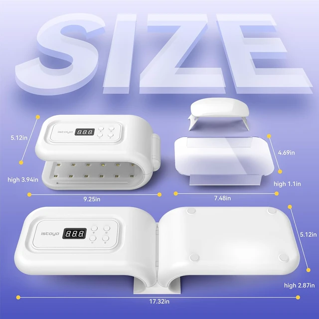 Alt view image 7 of 7 - UV Light for Resin, Large Double-Sided 36 LED Fast Curing Lamp