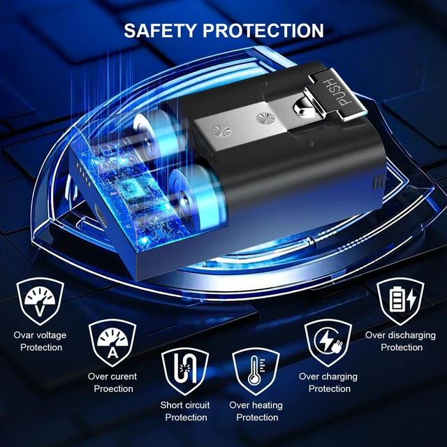Alt view image 4 of 7 - Replacement Battery and Digital Display Charging Station for Ring Camera