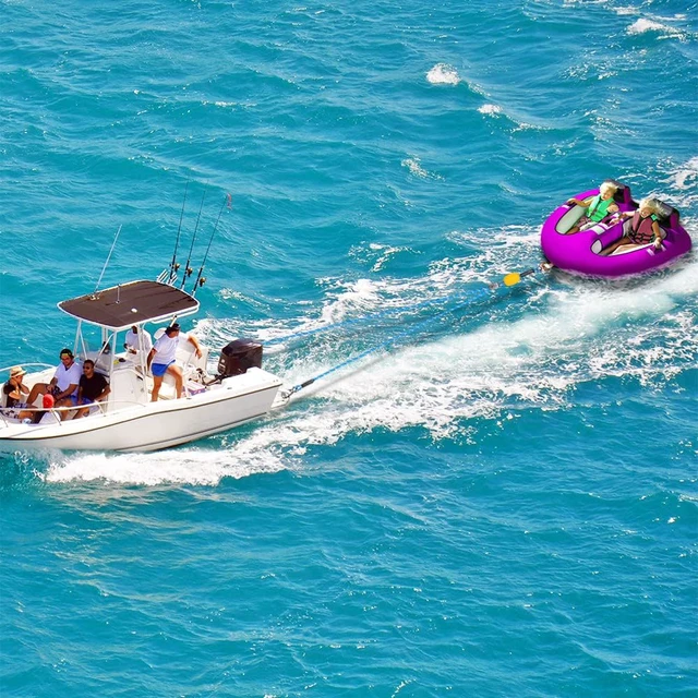 Alt view image 3 of 7 - Tow Rope Quick Connector for Tubing with Stainless Steel Connector, Water Sport Towable Connector 18'