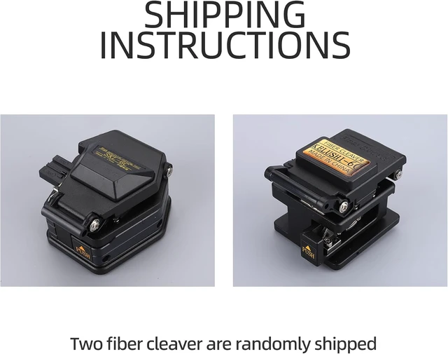 Alt view image 5 of 7 - Fiber Cleaver FTTH Fiber Optic Tools High Precision 6C Cable Cutting Fiber Optic Knife Tools Fiber Cleavers 12 Surface Blade