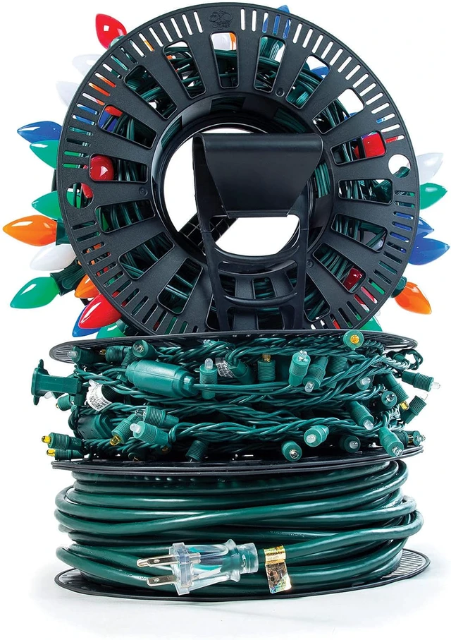 Alt view image 4 of 7 - Wire and Christmas Lighting Storage Bag with 3 Spools