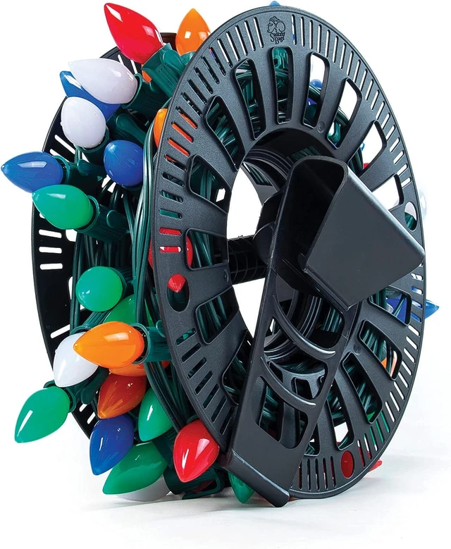 Alt view image 5 of 7 - Wire and Christmas Lighting Storage Bag with 3 Spools