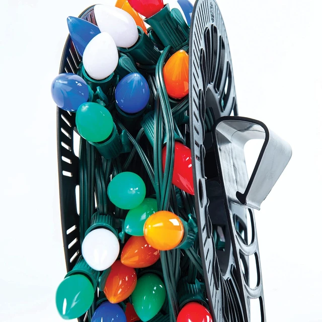 Alt view image 6 of 7 - Wire and Christmas Lighting Storage Bag with 3 Spools