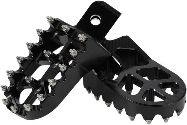 Alt view image 3 of 7 - 7075 Aluminum CNC Front Foot Pegs for HAWK 250 and 250 DLX-Black