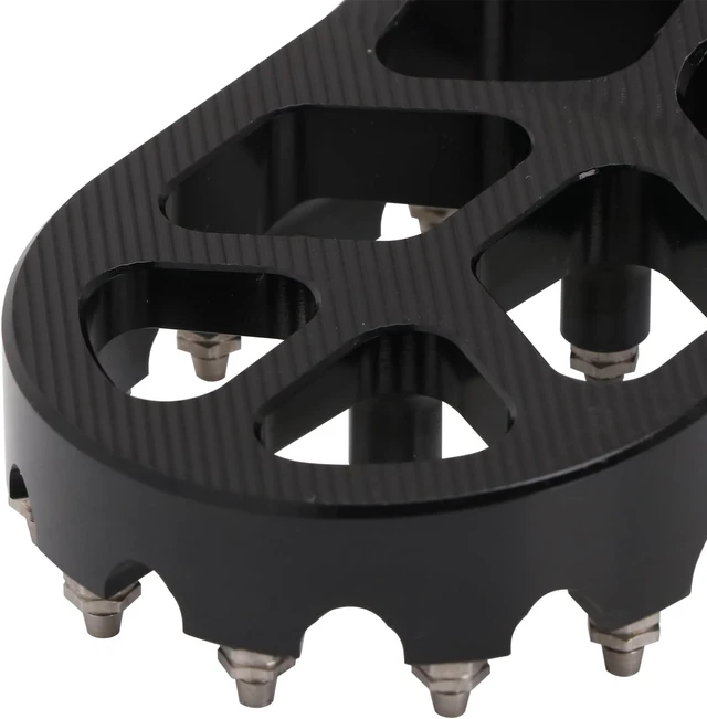 Alt view image 7 of 7 - 7075 Aluminum CNC Front Foot Pegs for HAWK 250 and 250 DLX-Black