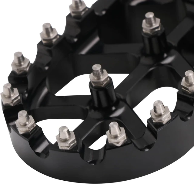 Alt view image 6 of 7 - 7075 Aluminum CNC Front Foot Pegs for HAWK 250 and 250 DLX-Black