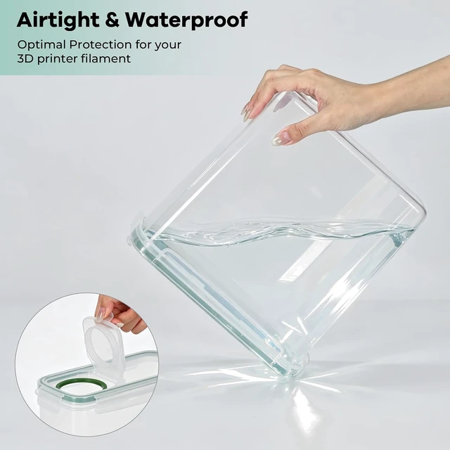 Alt view image 4 of 6 - Filament Storage Box for 1 kg Spools Filament Container, 6 pcs