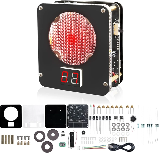 Main image of DIY Laser Target Soldering Practice Kit with Digital Score Counter