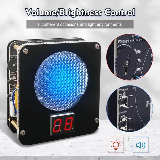Alt view image 4 of 7 - DIY Laser Target Soldering Practice Kit with Digital Score Counter