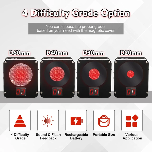 Alt view image 5 of 7 - DIY Laser Target Soldering Practice Kit with Digital Score Counter