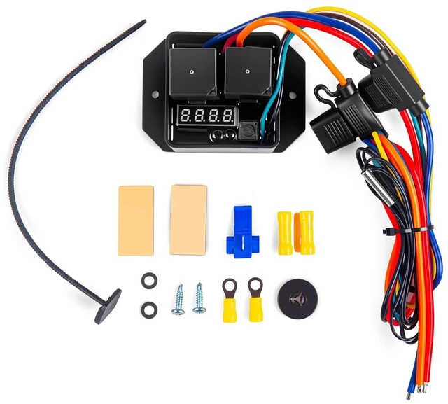Main image of Digital Radiator Fan Controller Switch Kit #0444 12V
