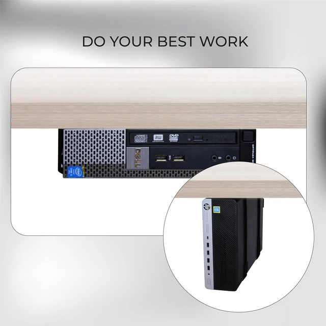 Alt view image 6 of 7 - SFF Under Desk PC Mount & Wall Mount Bracket