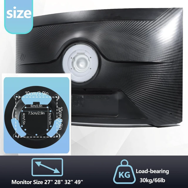 Alt view image 5 of 7 - Odyssey G6 G7 VESA Mount Compatible with G6 G7 Monitor
