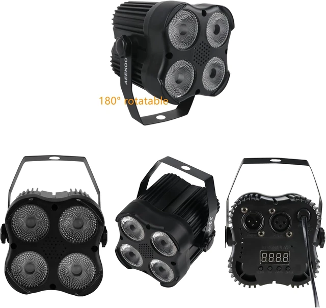 Alt view image 7 of 7 - DJ Par Lights, RGBW LED Par Light