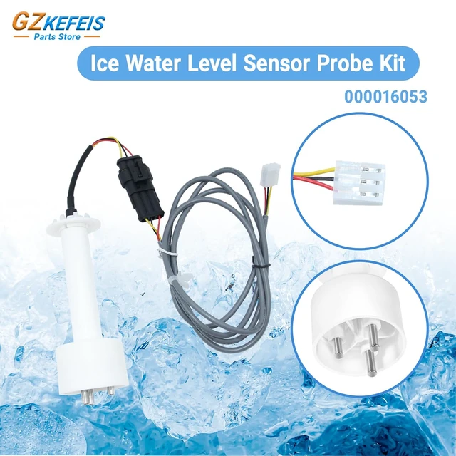 Alt view image 3 of 7 - 000016053 Ice Water Level Sensor Probe Kit, Compatible with Manitowoc Ice Machines I0600, I1400, ID0522A, ID0452A, ID0322A- Replacement Harness for Commercial Ice Maker Parts