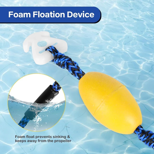 Alt view image 4 of 7 - Heavy Duty Boat Tow Harness for Tubing, Water Sports Tow Rope for Boat Towables & Tubes, Self Centering Tow Harness Line for Boat, Jet Ski, Pontoon,Wakeboarding