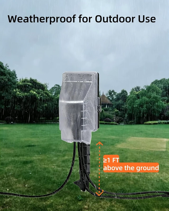 Alt view image 4 of 7 - Outdoor Power Stake Timer with Photocell, Dusk to Dawn