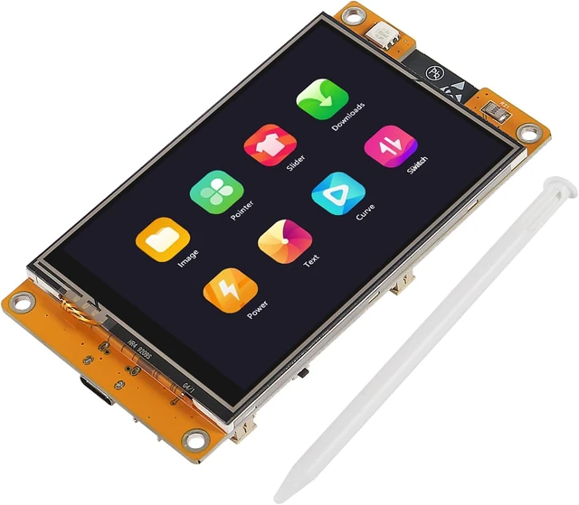 Alt view image 4 of 7 - 2Pcs 3.5" LCD Display Screen ESP32 Development Board 320X480 Resolution ESP32-WROOM-32 WiFi Smart Display Screen 3.5inch OLED TFT Module Resistive Touch for IDE,ESP IDE,Micropython and Mixly