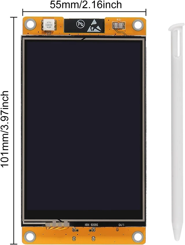 Alt view image 6 of 7 - 2Pcs 3.5" LCD Display Screen ESP32 Development Board 320X480 Resolution ESP32-WROOM-32 WiFi Smart Display Screen 3.5inch OLED TFT Module Resistive Touch for IDE,ESP IDE,Micropython and Mixly